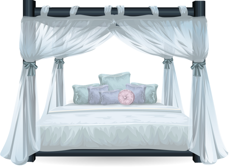 En quoi le ciel de lit est-il décoratif ?