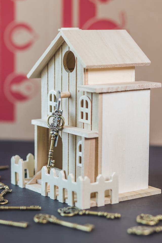 Maquette de maison en bois