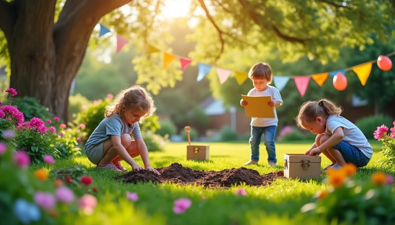découvrez comment organiser facilement une chasse au trésor amusante pour enfants dans votre jardin, avec des idées créatives et économiques pour un anniversaire ou une après-midi ludique, sans dépenser beaucoup.