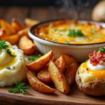 découvrez des recettes gourmandes et faciles à réaliser à base de pommes de terre, pour toutes vos envies culinaires.