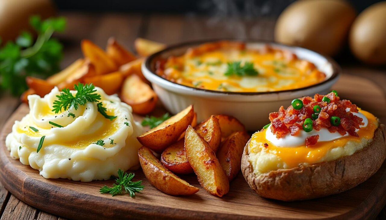 découvrez des recettes gourmandes et faciles à réaliser à base de pommes de terre, pour toutes vos envies culinaires.