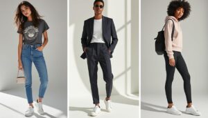 découvrez nos idées de looks pour sublimer vos baskets blanches et adopter un style tendance et élégant au quotidien.
