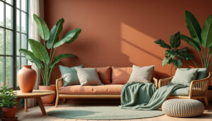 découvrez des idées déco inspirantes alliant les couleurs terre cuite et vert sauge pour créer une ambiance chaleureuse et naturelle dans votre maison.
